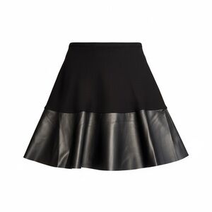 Elegant Black Flared Skirt